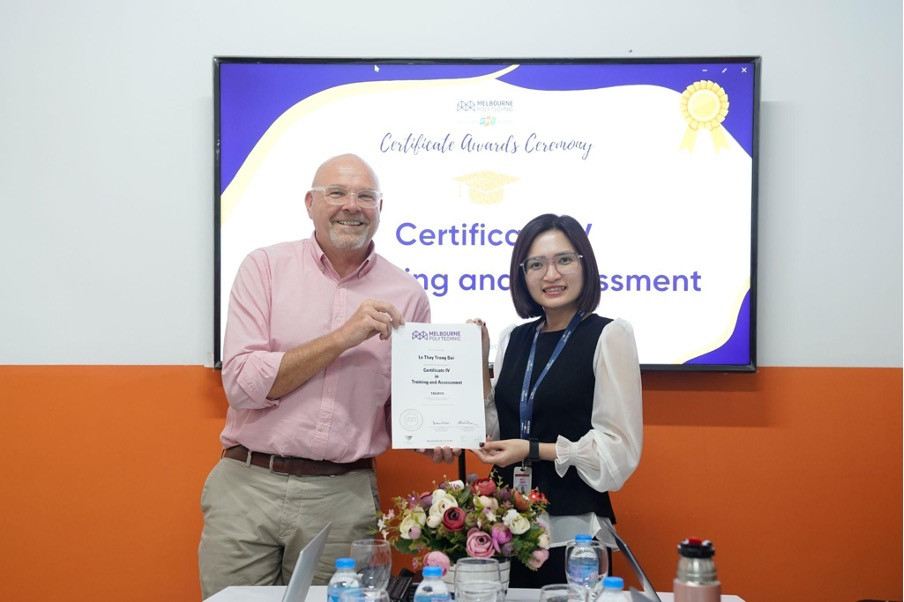 100% giảng viên Melbourne Polytechnic Việt Nam đạt chứng chỉ giảng dạy chuẩn Quốc tế