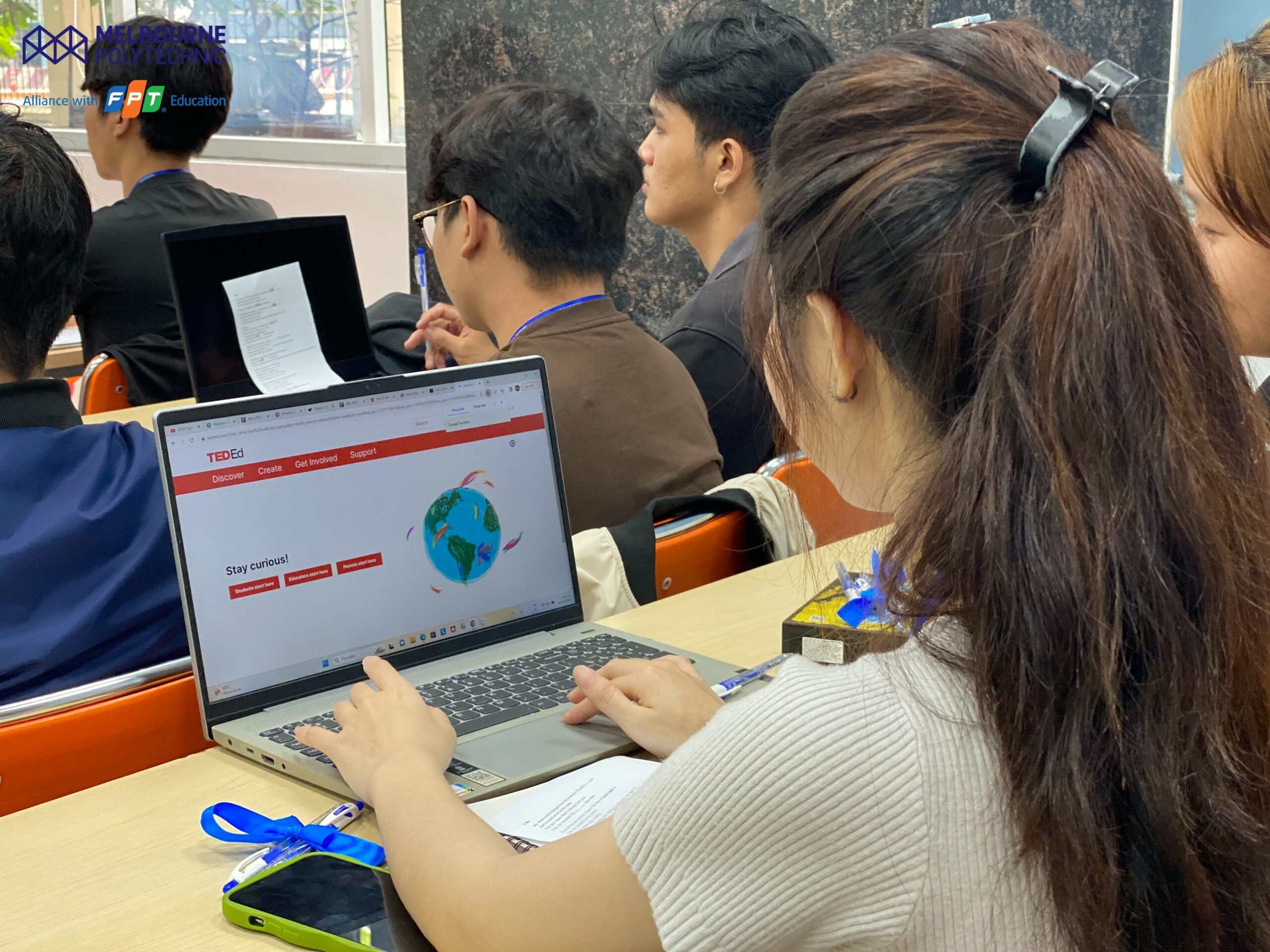 workshop tiếng anh của melbourne polytechnic việt nam