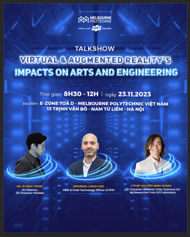 talk show VR/AR cho học sinh sinh viên melbourne polytechnic việt nam