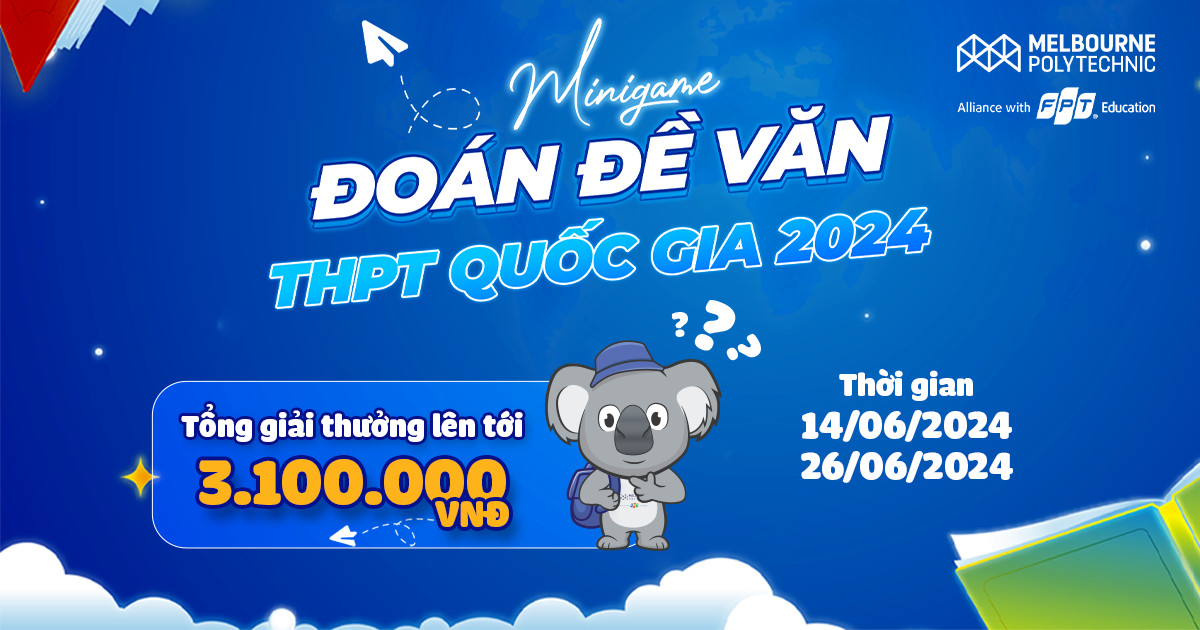 Minigame cho 2k6: Dự đoán đề văn THPT quốc gia 2024