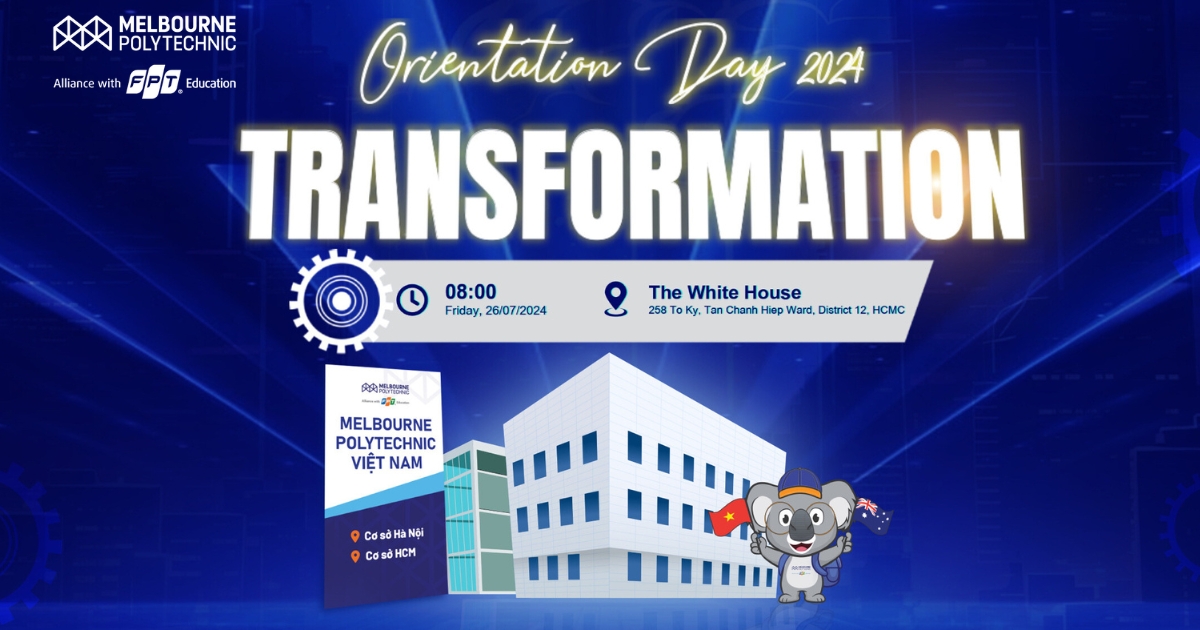 THÔNG BÁO SỰ KIỆN CHÀO TÂN ORIENTATION DAY 2024 – TRANSFORMATION