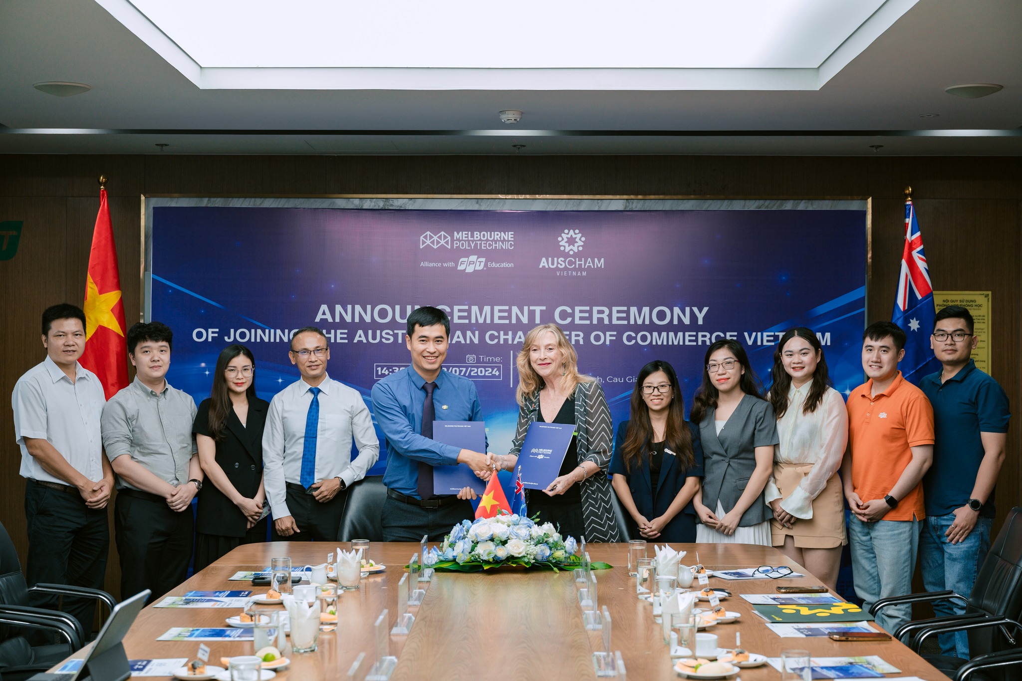 Melbourne Polytechnic Việt Nam chính thức trở thành thành viên của AusCham - Hiệp hội Doanh nghiệp Úc tại Việt Nam