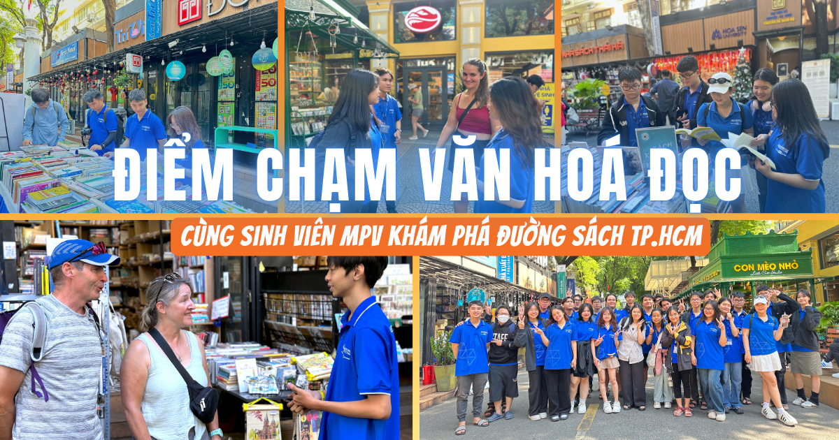 Khám phá văn hoá đọc tại Đường Sách TP.HCM cùng sinh viên MPV