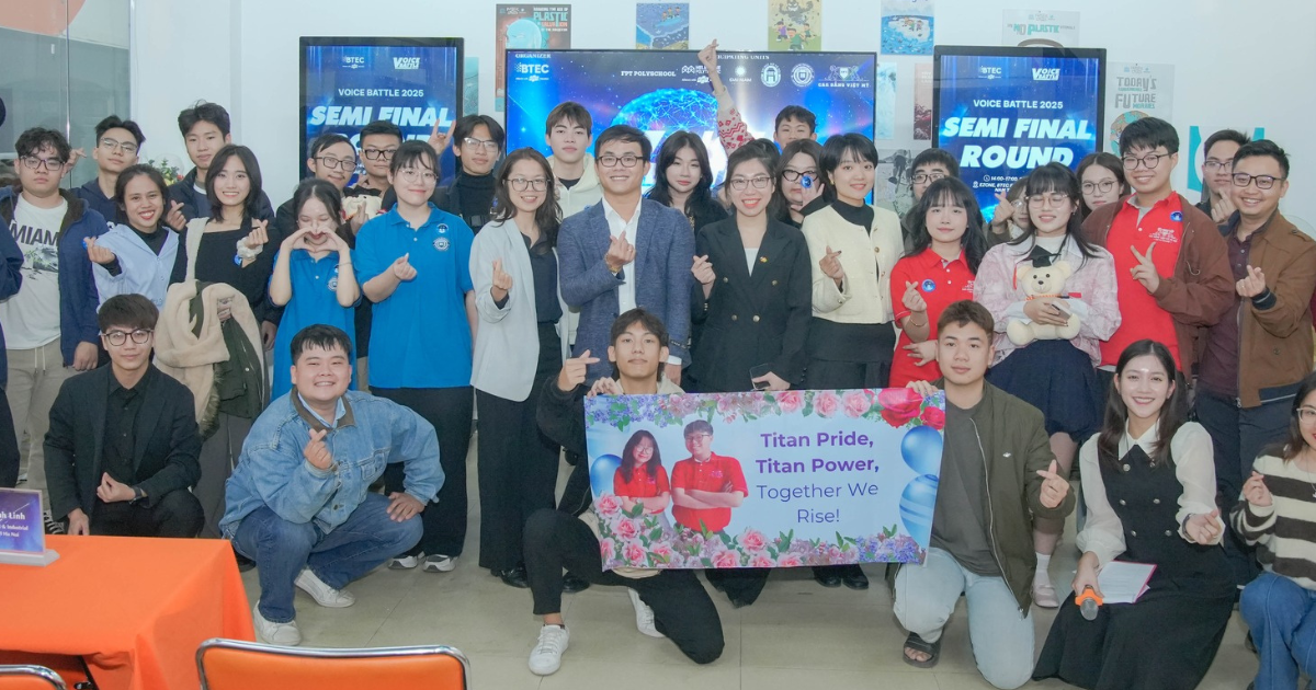 Sinh viên MPV “flex” khả năng ngoại ngữ và tư duy sáng tạo tại Voice Battle 2025