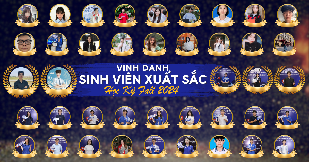 Vinh danh sinh viên xuất sắc kỳ Fall 2024 – Những gương mặt sáng giá tại MPV