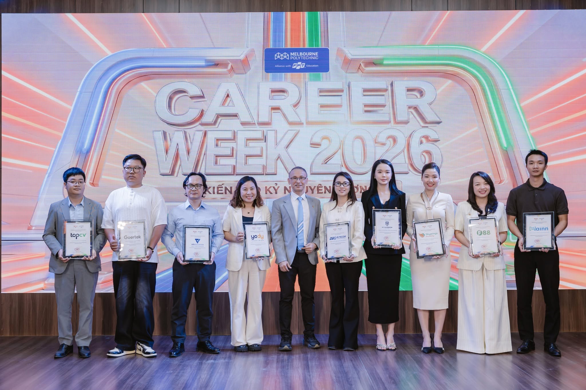 Career Week 2026 mang đến cơ hội gặp gỡ doanh nghiệp và tìm hiểu nhu cầu tuyển dụng thực tế. Career Week 2026 mang đến cơ hội gặp gỡ doanh nghiệp và tìm hiểu nhu cầu tuyển dụng thực tế.