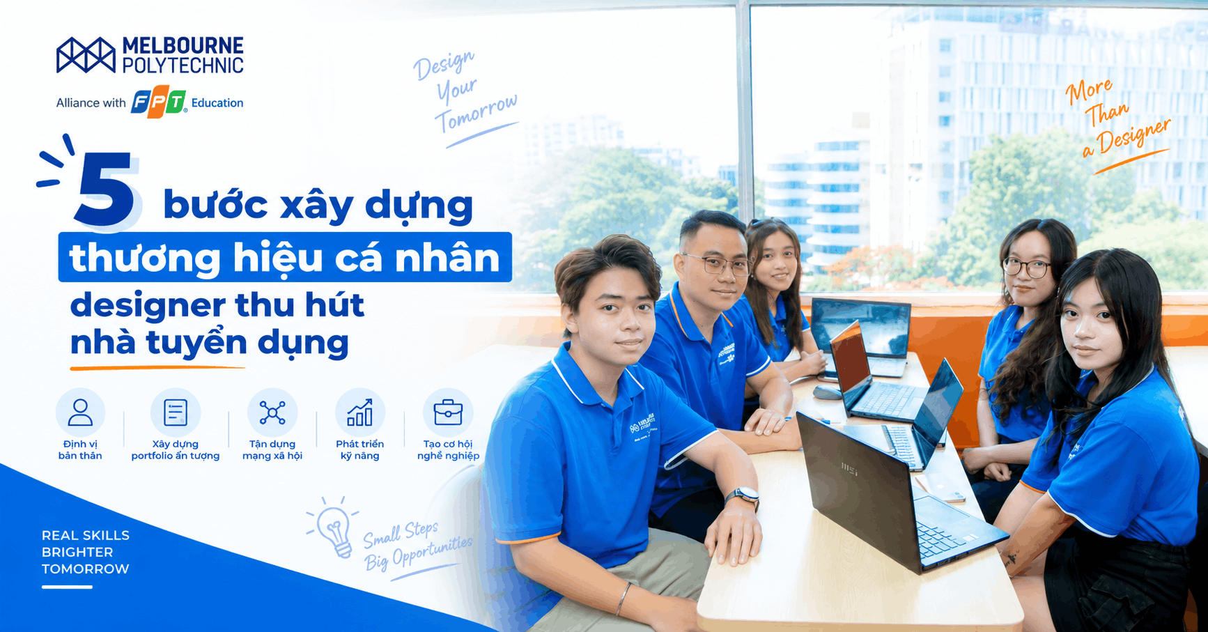 5 bước xây dựng thương hiệu cá nhân designer thu hút nhà tuyển dụng