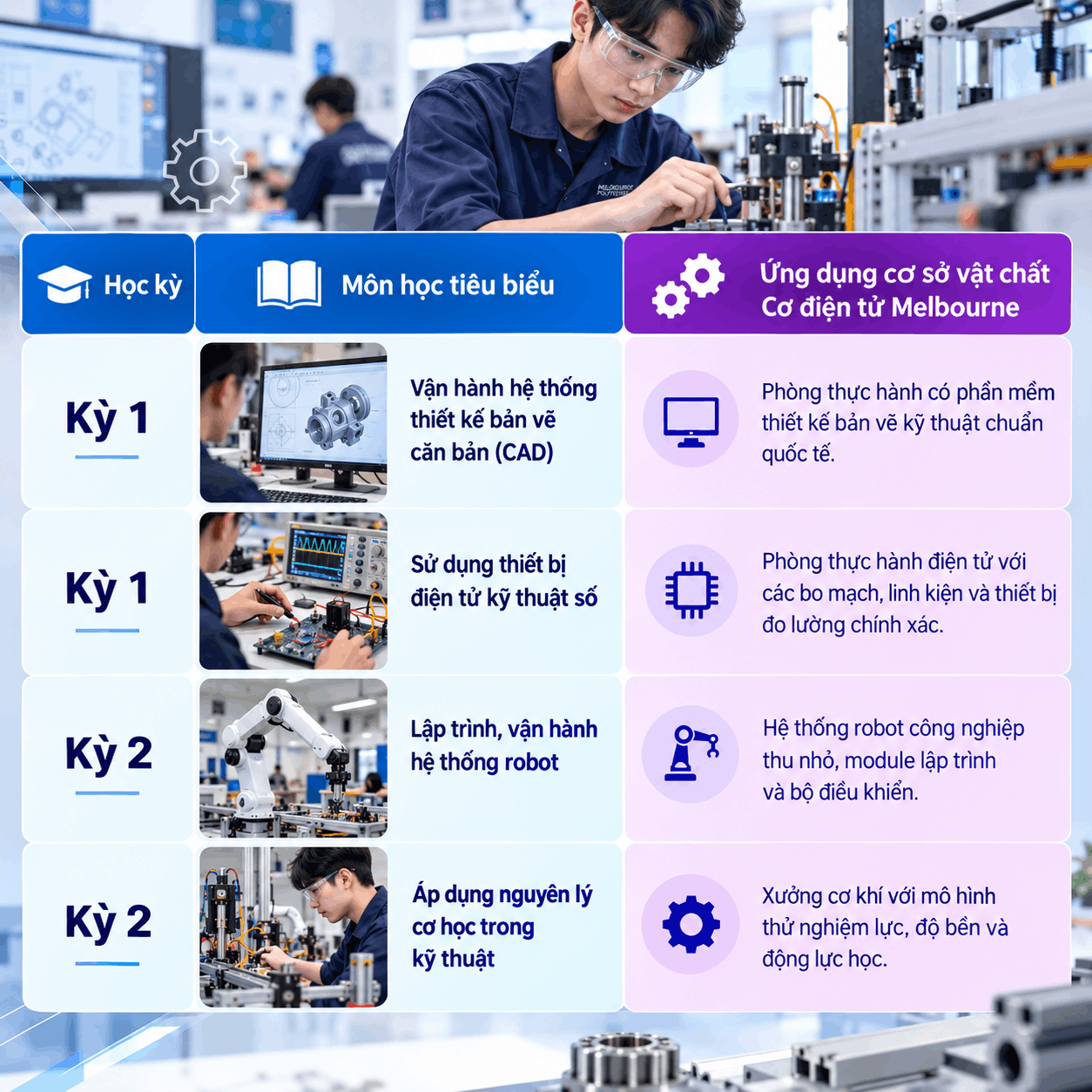 70% thời lượng thực hành