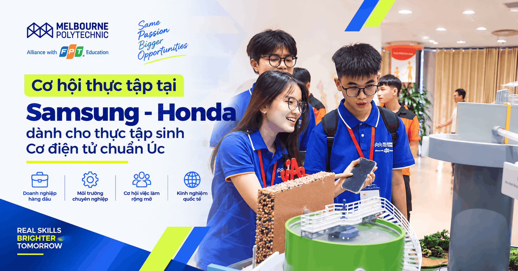 Cơ hội thực tập tại Samsung – Honda dành cho thực tập sinh Cơ điện tử chuẩn Úc