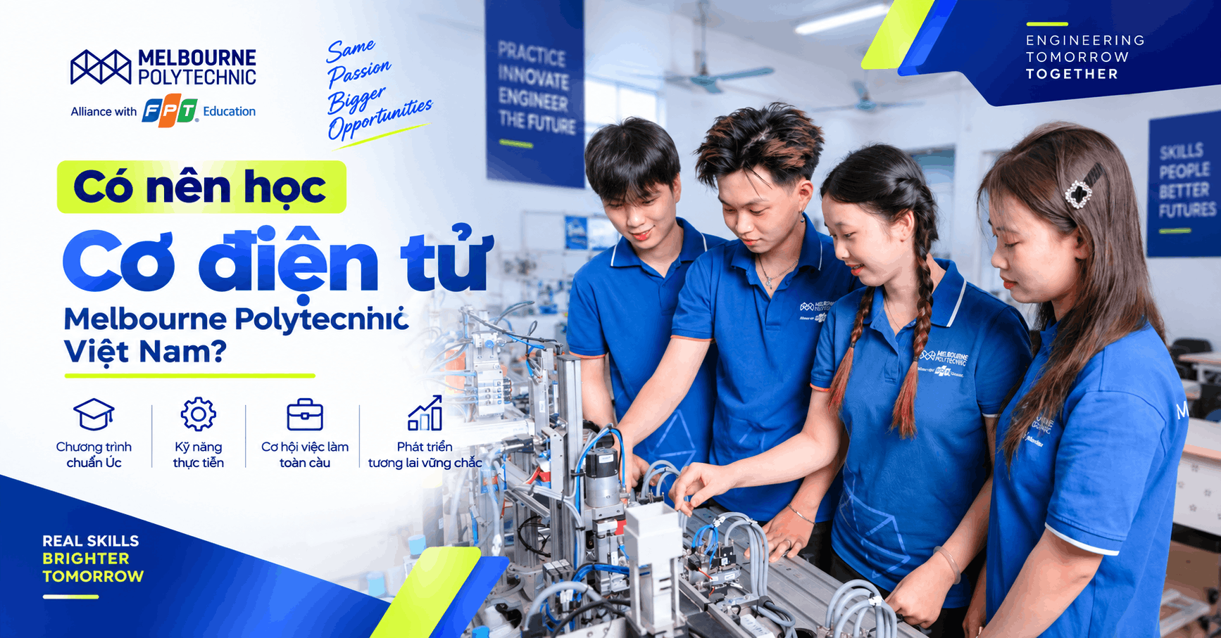 Có nên học Cơ điện tử Melbourne Polytechnic Việt Nam?