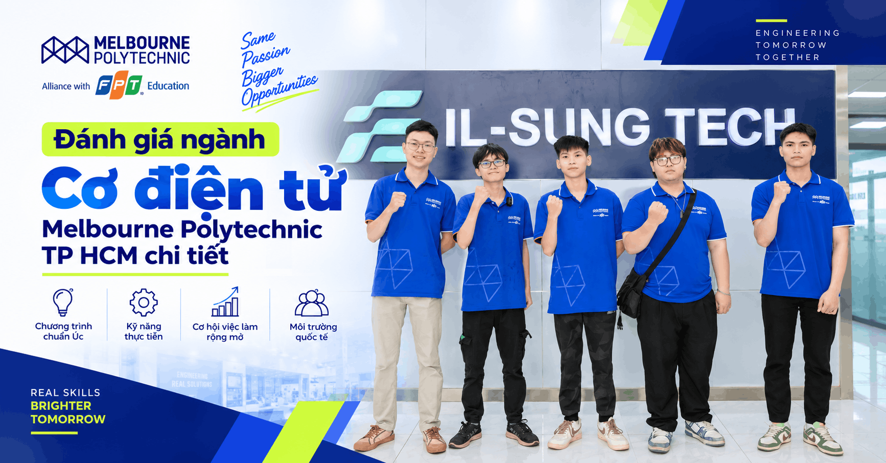 Đánh giá ngành Cơ điện tử Melbourne Polytechnic TP HCM chi tiết