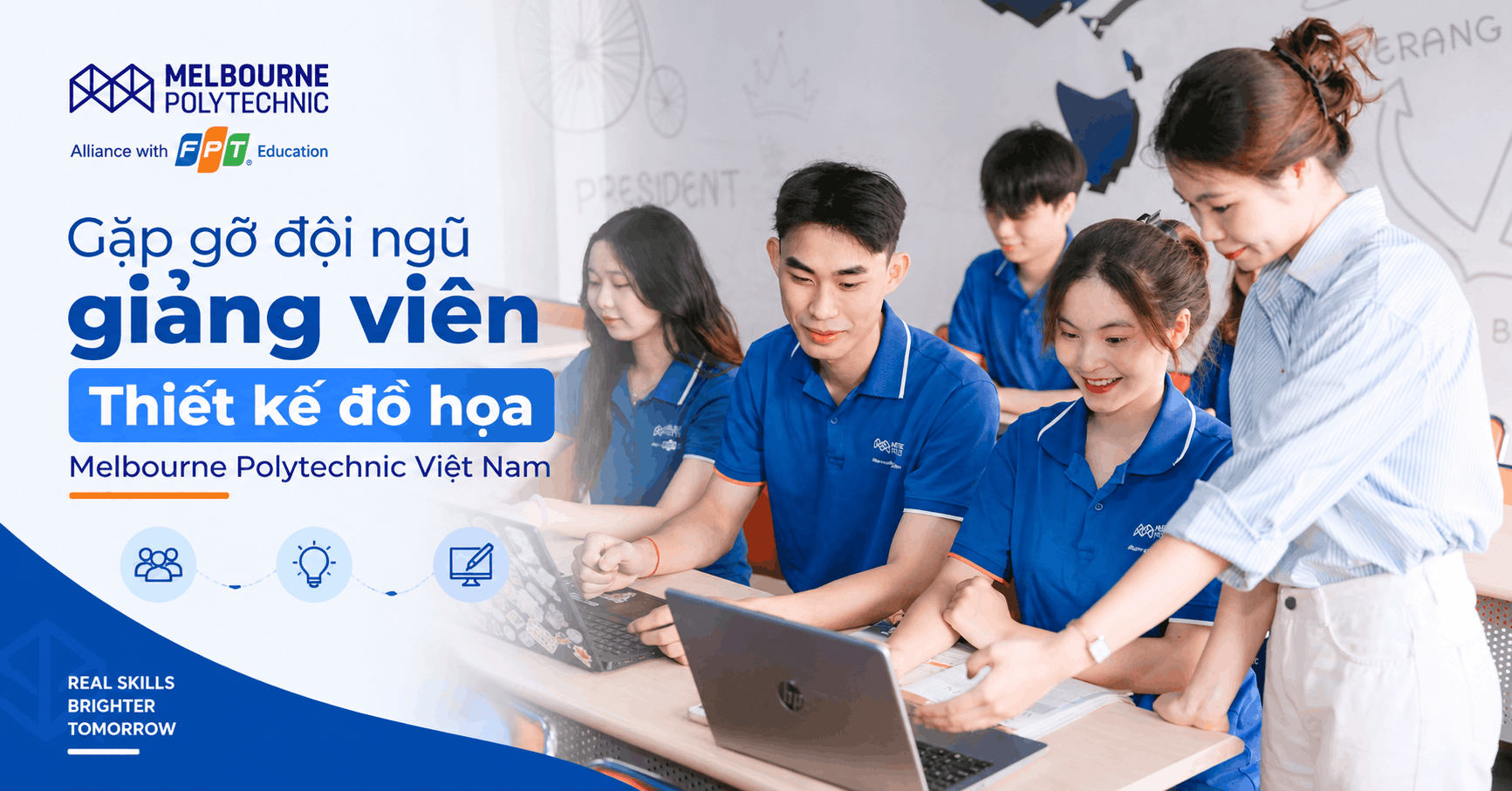 Gặp gỡ đội ngũ giảng viên Thiết kế đồ họa Melbourne Polytechnic Việt Nam