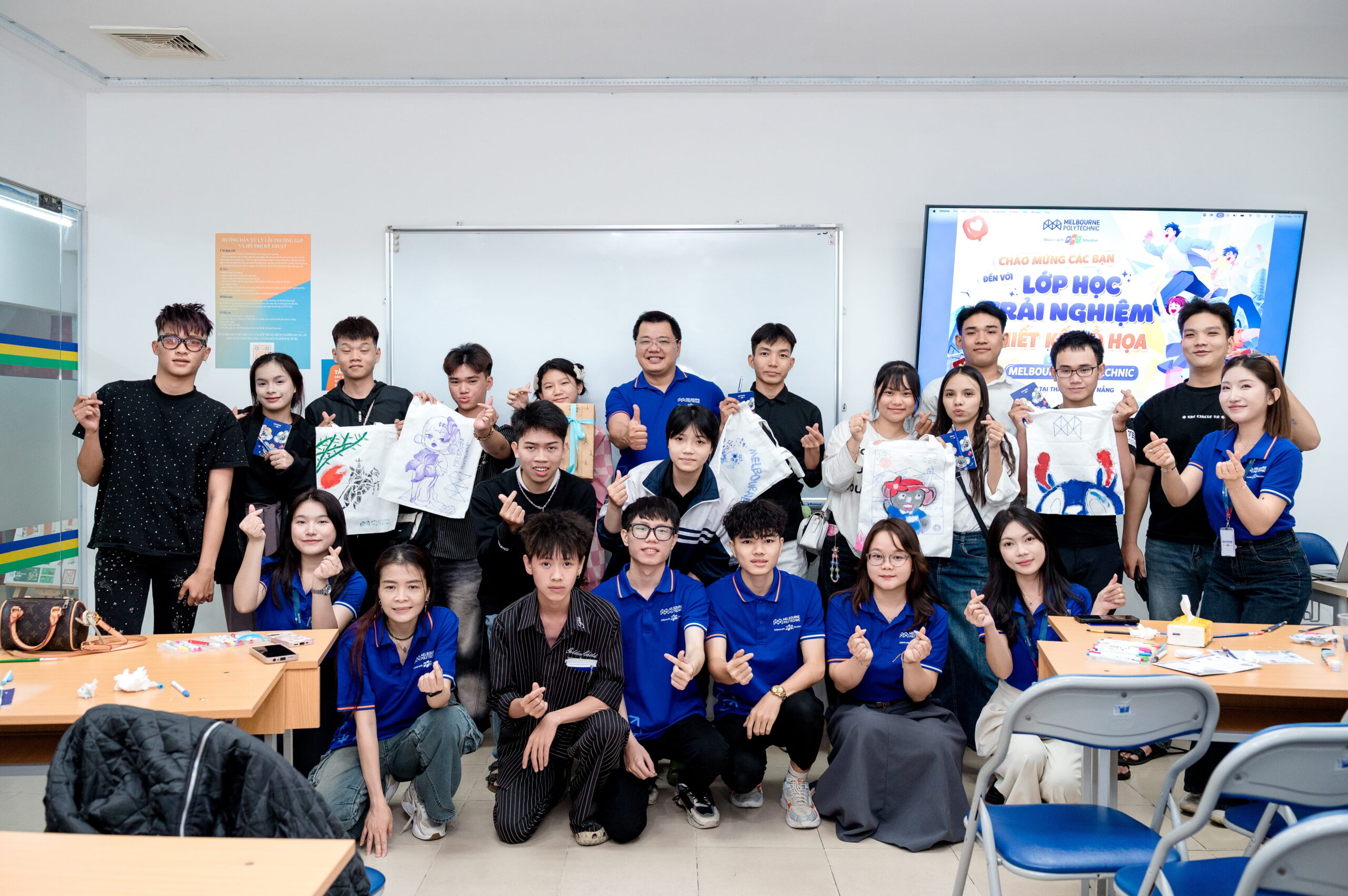 giảng viên Thiết kế đồ họa Melbourne Polytechnic Việt Nam luôn định hướng sinh viên bám sát yêu cầu thực tiễn của thị trường lao động