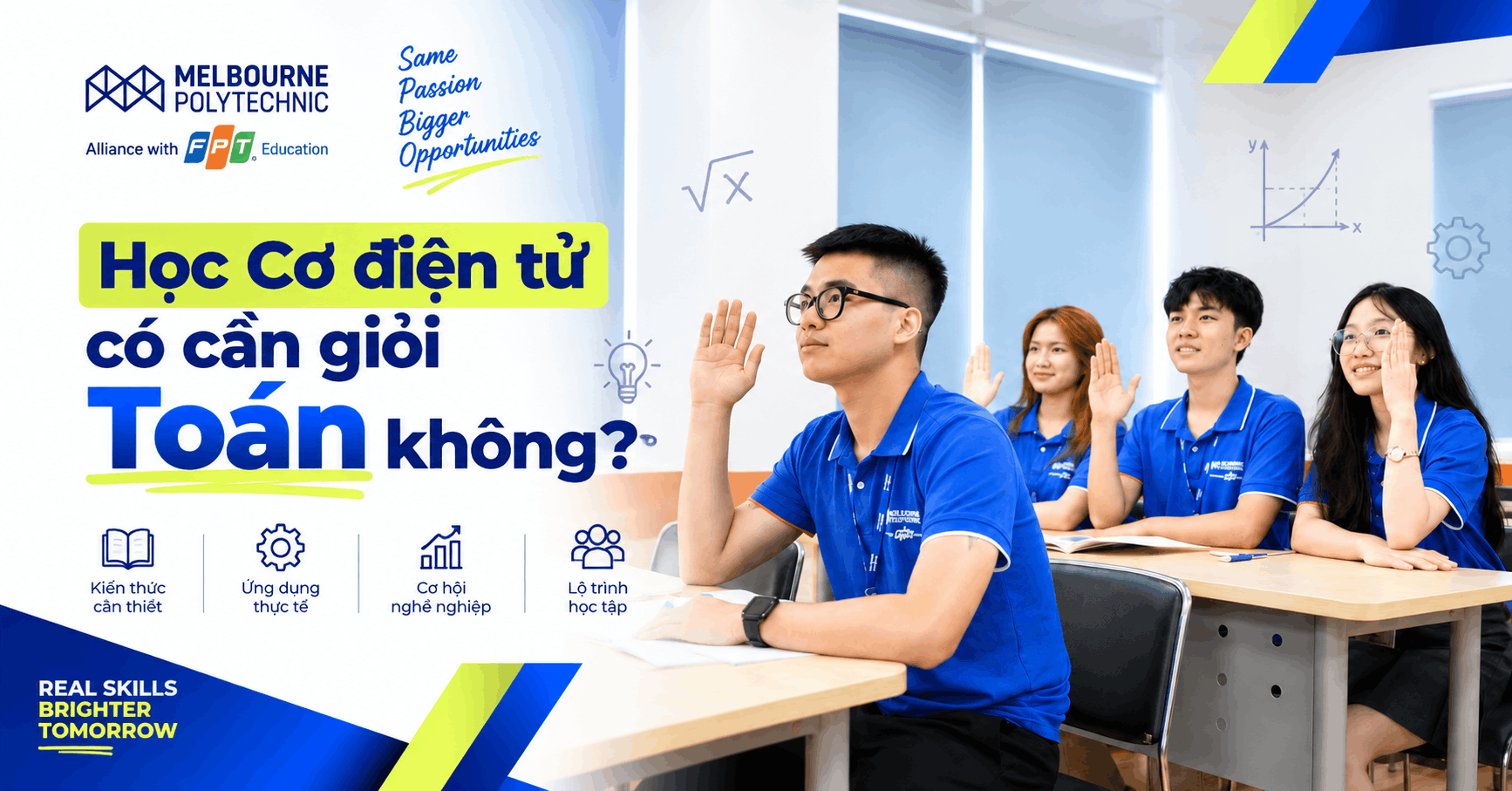 Học Cơ điện tử có cần giỏi Toán không?