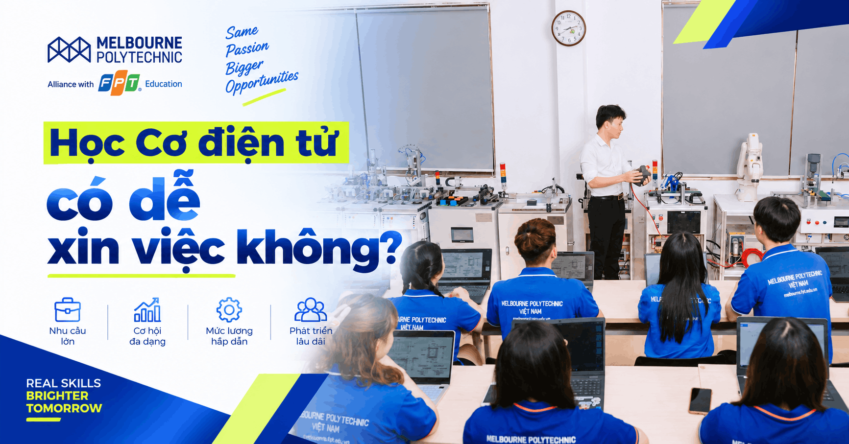 Học Cơ điện tử có dễ xin việc không?