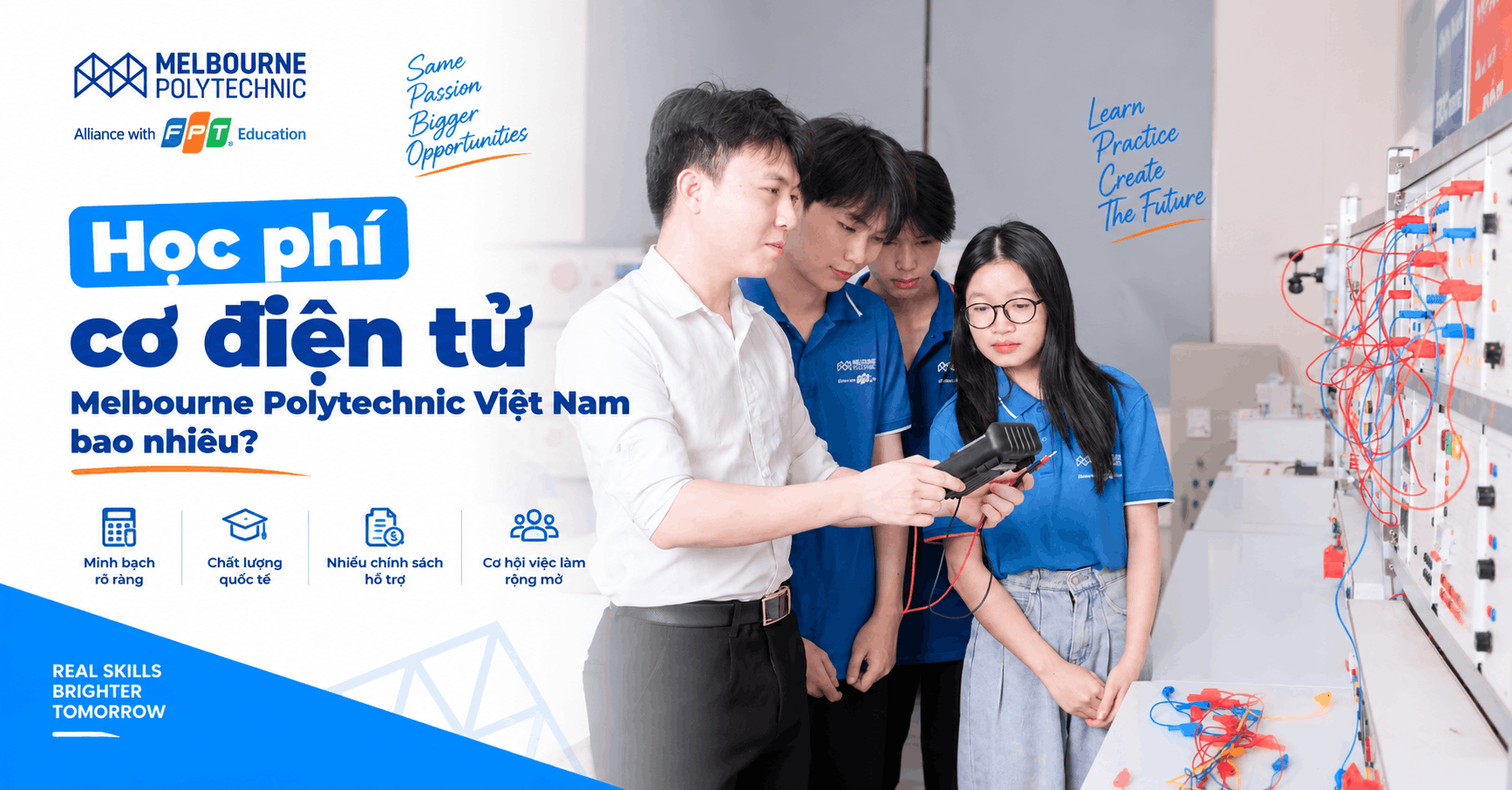 Học phí Cơ điện tử Melbourne Polytechnic Việt Nam bao nhiêu?