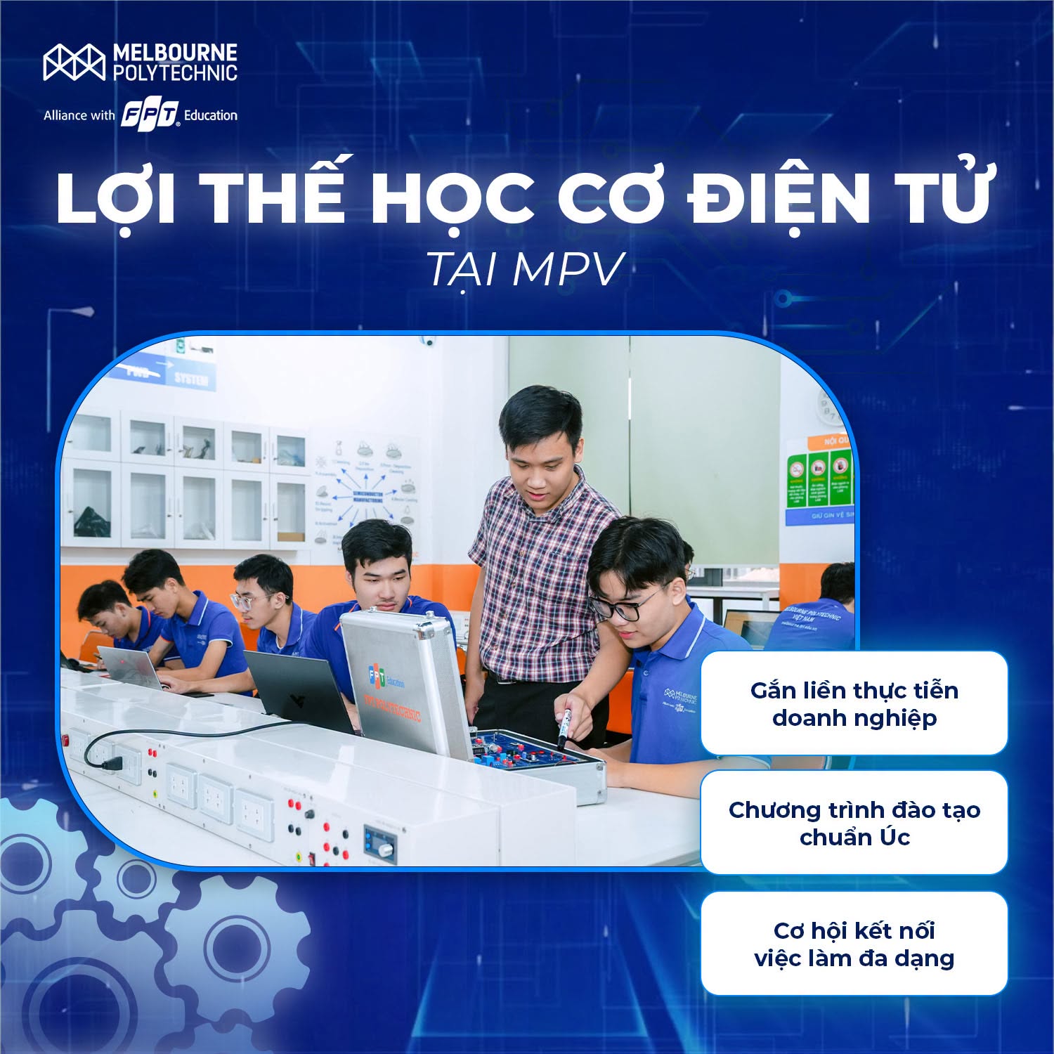 Lợi thế học cơ điện tử tại MPV