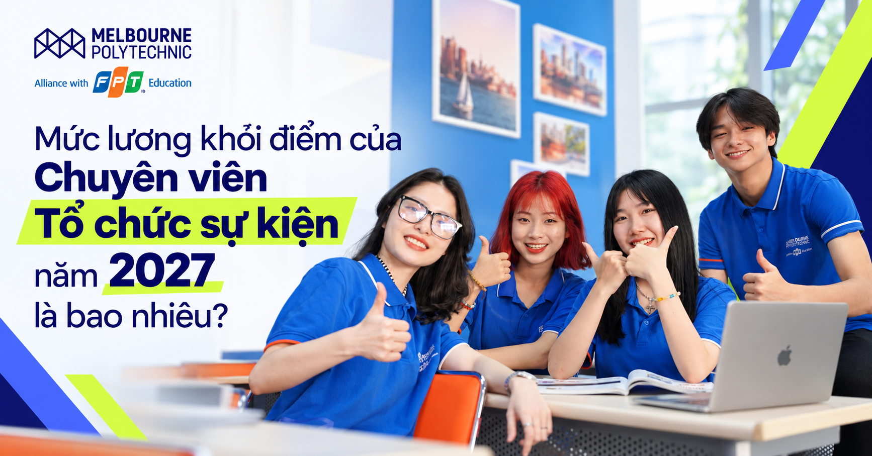Mức lương khởi điểm của Chuyên viên Tổ chức sự kiện năm 2027 là bao nhiêu?
