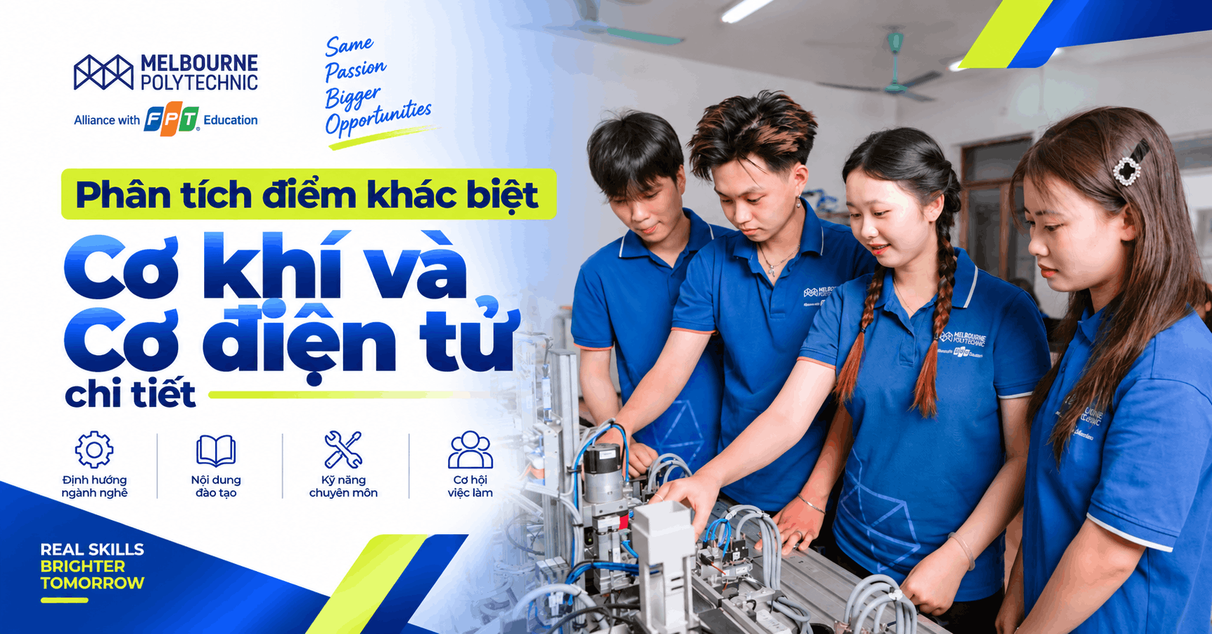 Phân tích điểm khác biệt Cơ khí và Cơ điện tử chi tiết