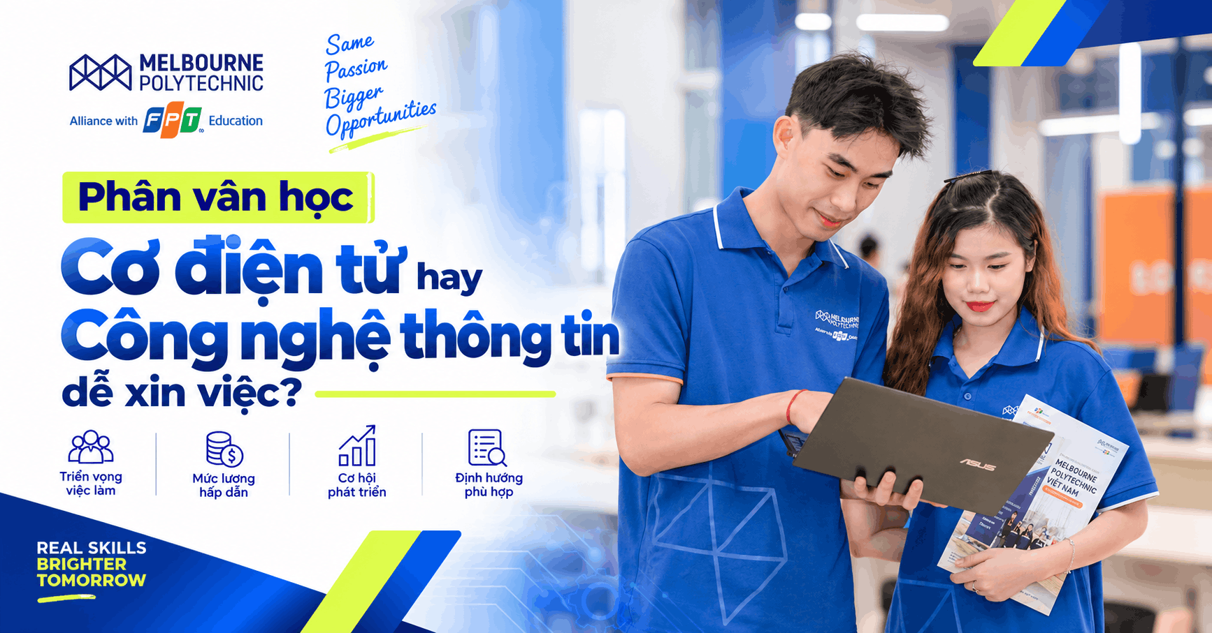 Phân vân học Cơ điện tử hay Công nghệ thông tin dễ xin việc?