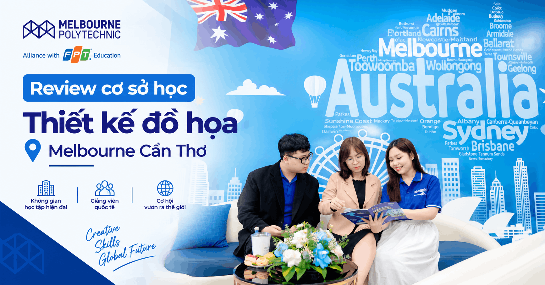 Review cơ sở học Thiết kế đồ họa Melbourne Cần Thơ 