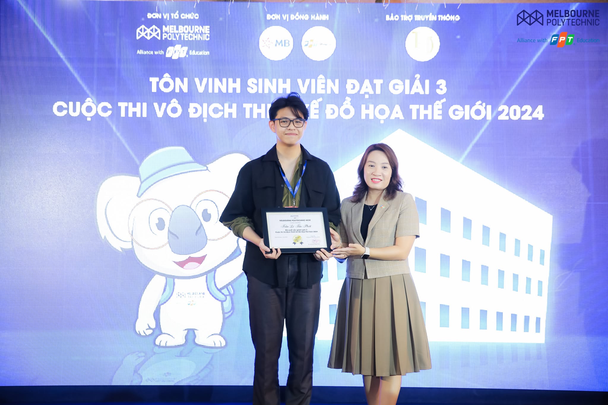 Sinh viên Thiết kế đồ họa đạt giải tại cuộc thi quốc tế