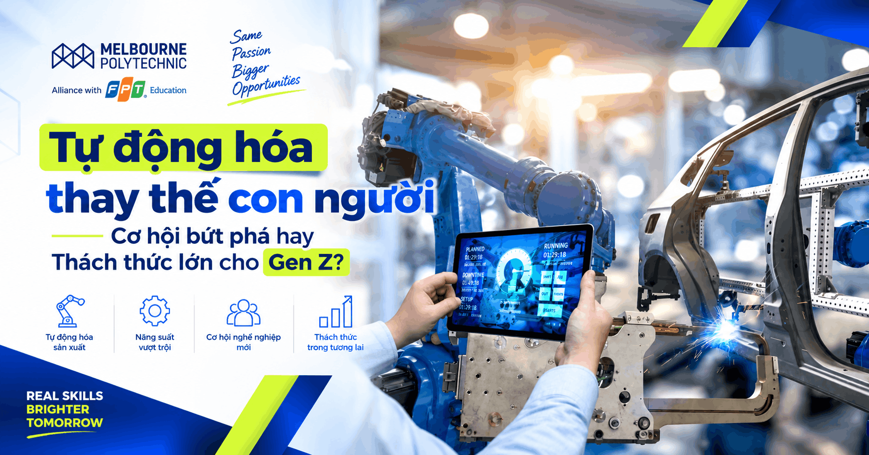 Tự động hóa thay thế con người – Cơ hội bứt phá hay Thách thức lớn cho Gen Z?