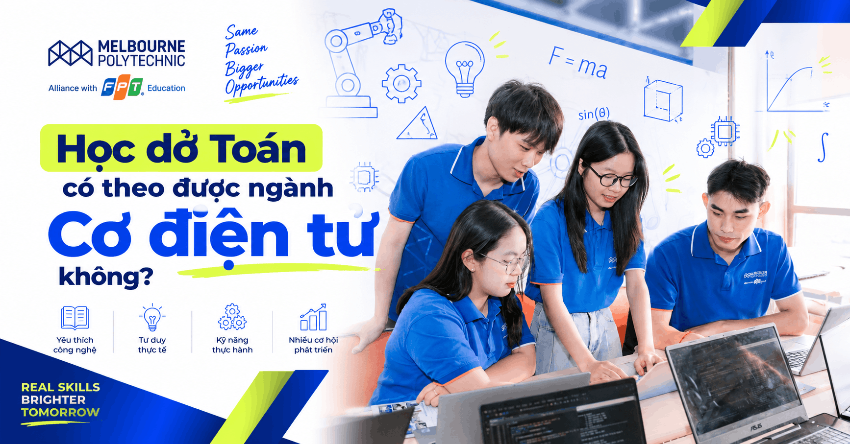 Học dở Toán có học Cơ điện tử được không?