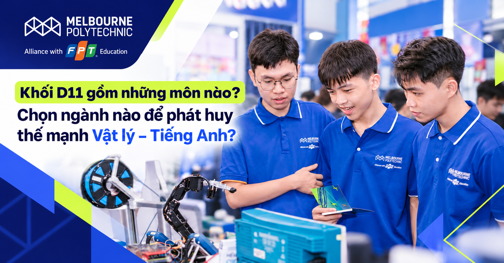 Khối D11 gồm những môn nào? Chọn ngành nào để phát huy thế mạnh Vật lý – Tiếng Anh?