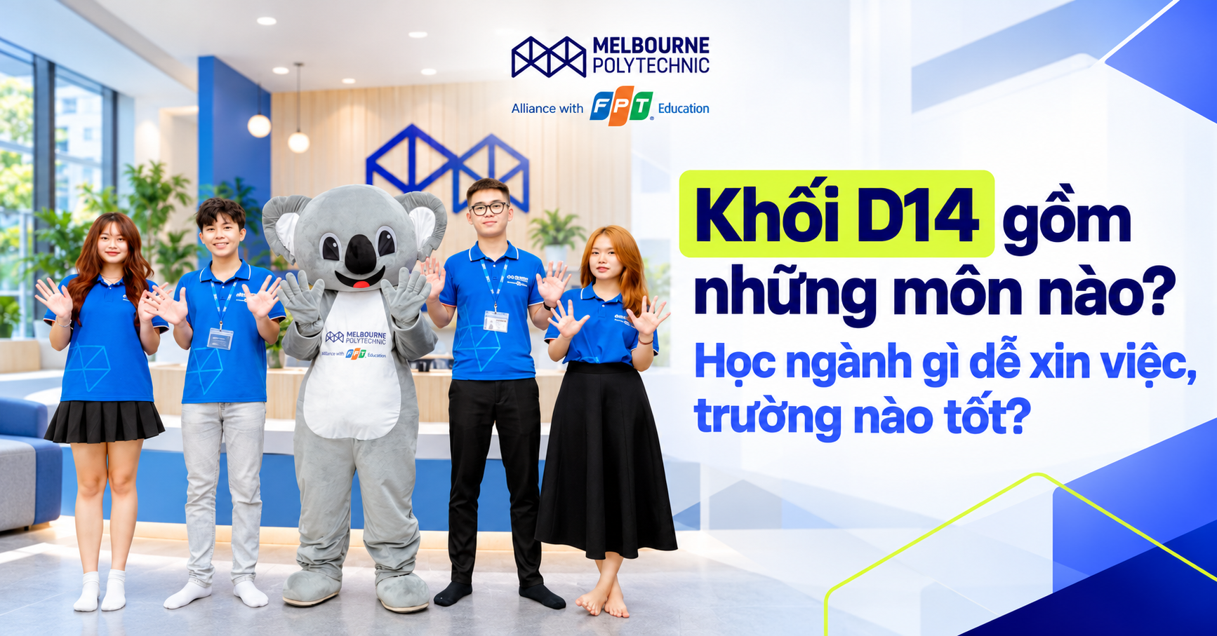 Khối D14 gồm những môn nào? Học ngành gì dễ xin việc, trường nào tốt?