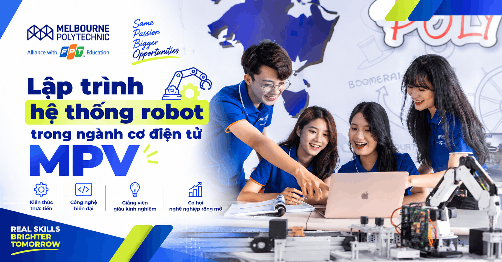 Lập trình hệ thống robot trong ngành cơ điện tử MPV
