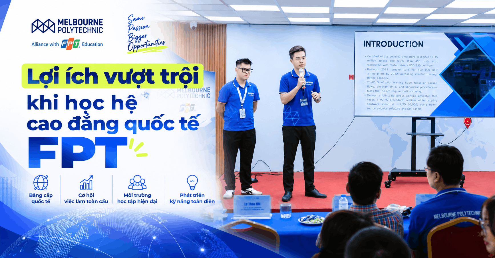 Lợi ích vượt trội khi học hệ cao đẳng quốc tế FPT