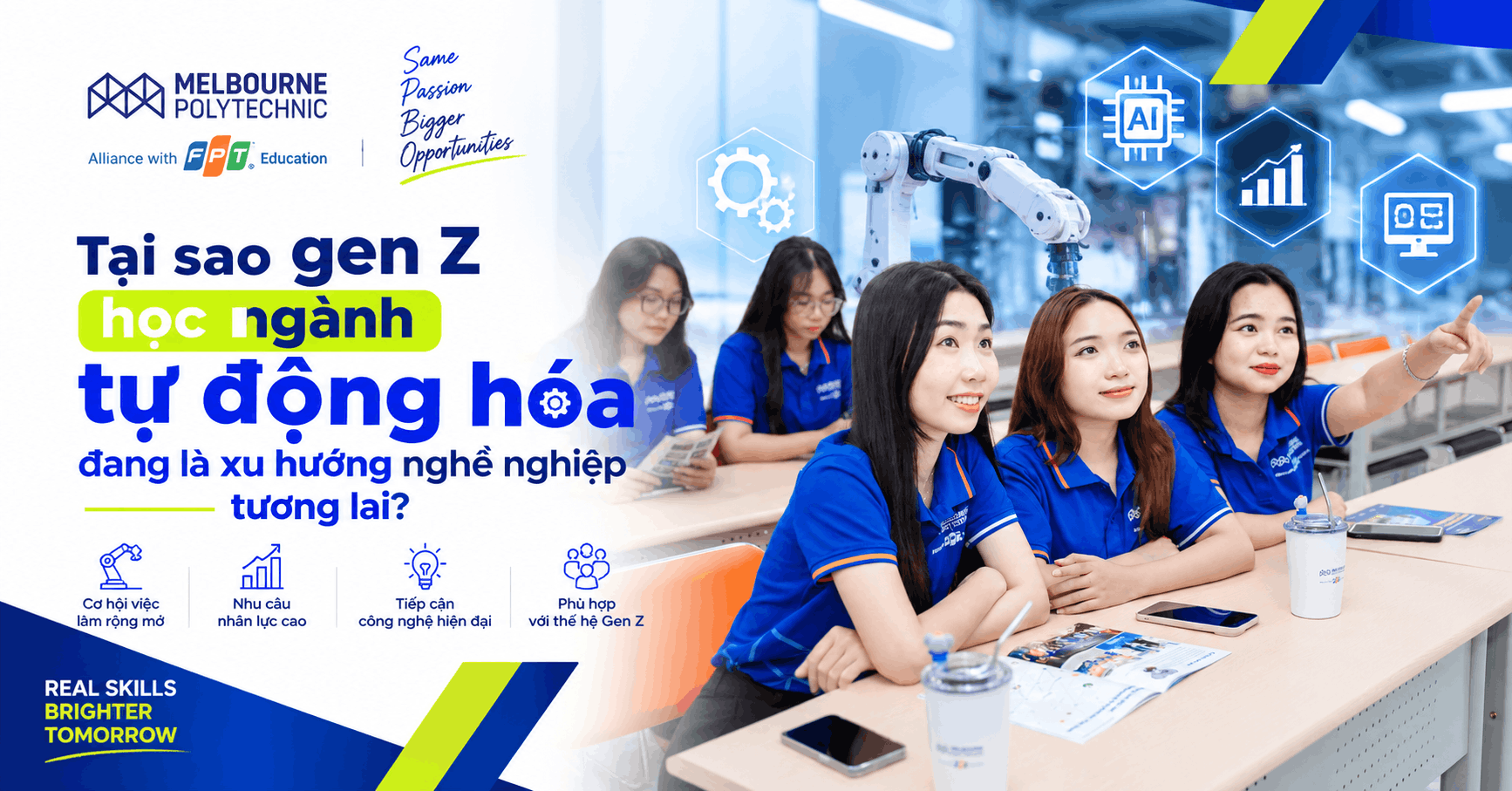 Tại sao gen Z học ngành tự động hóa đang là xu hướng nghề nghiệp tương lai?