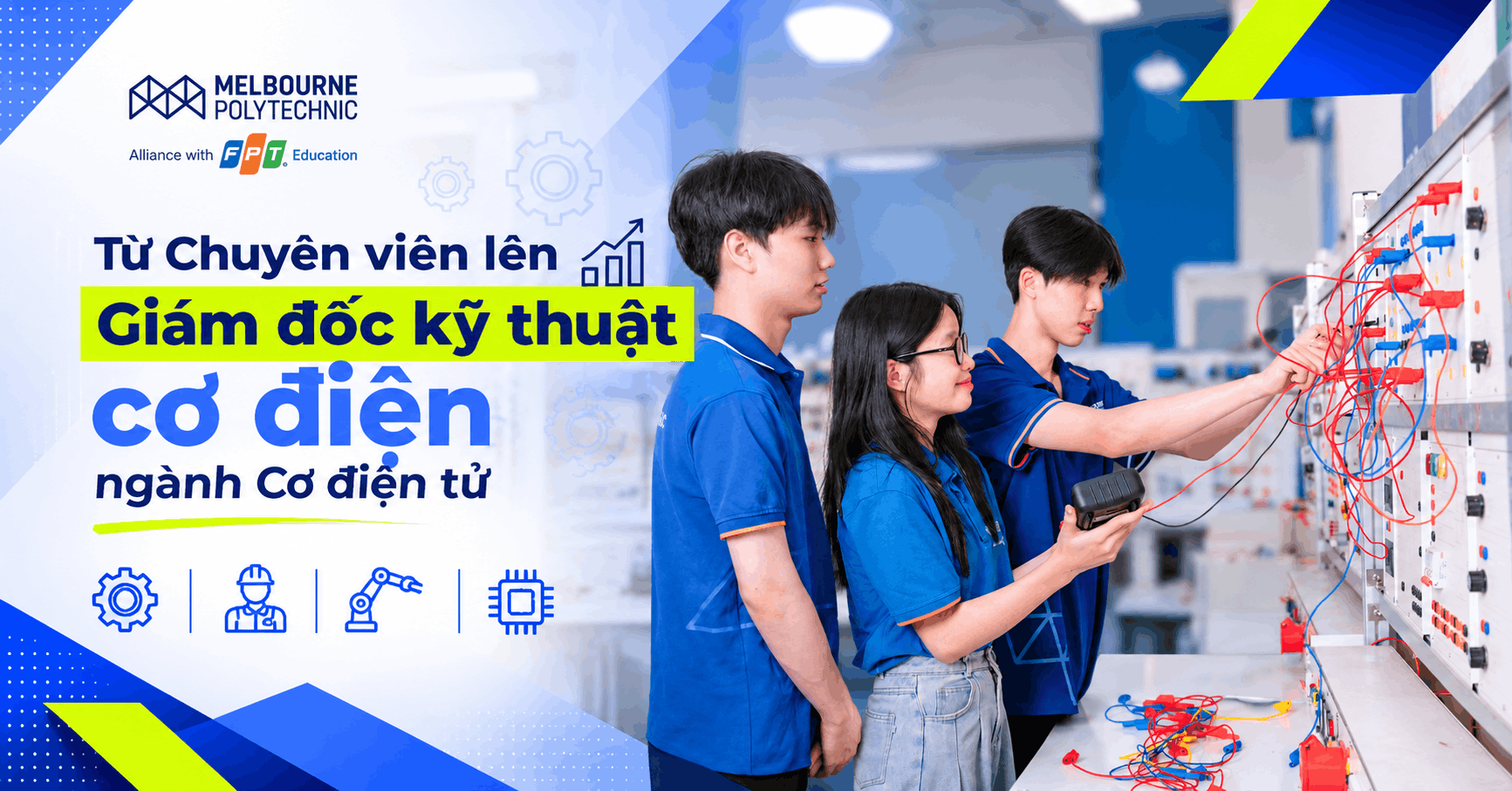 Từ Chuyên viên lên Giám đốc kỹ thuật cơ điện ngành Cơ điện tử